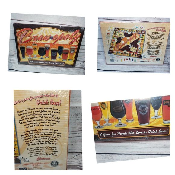 NEW Brewopoly Board Game for People Who Like to Drink Beer - Picture 1 of 7